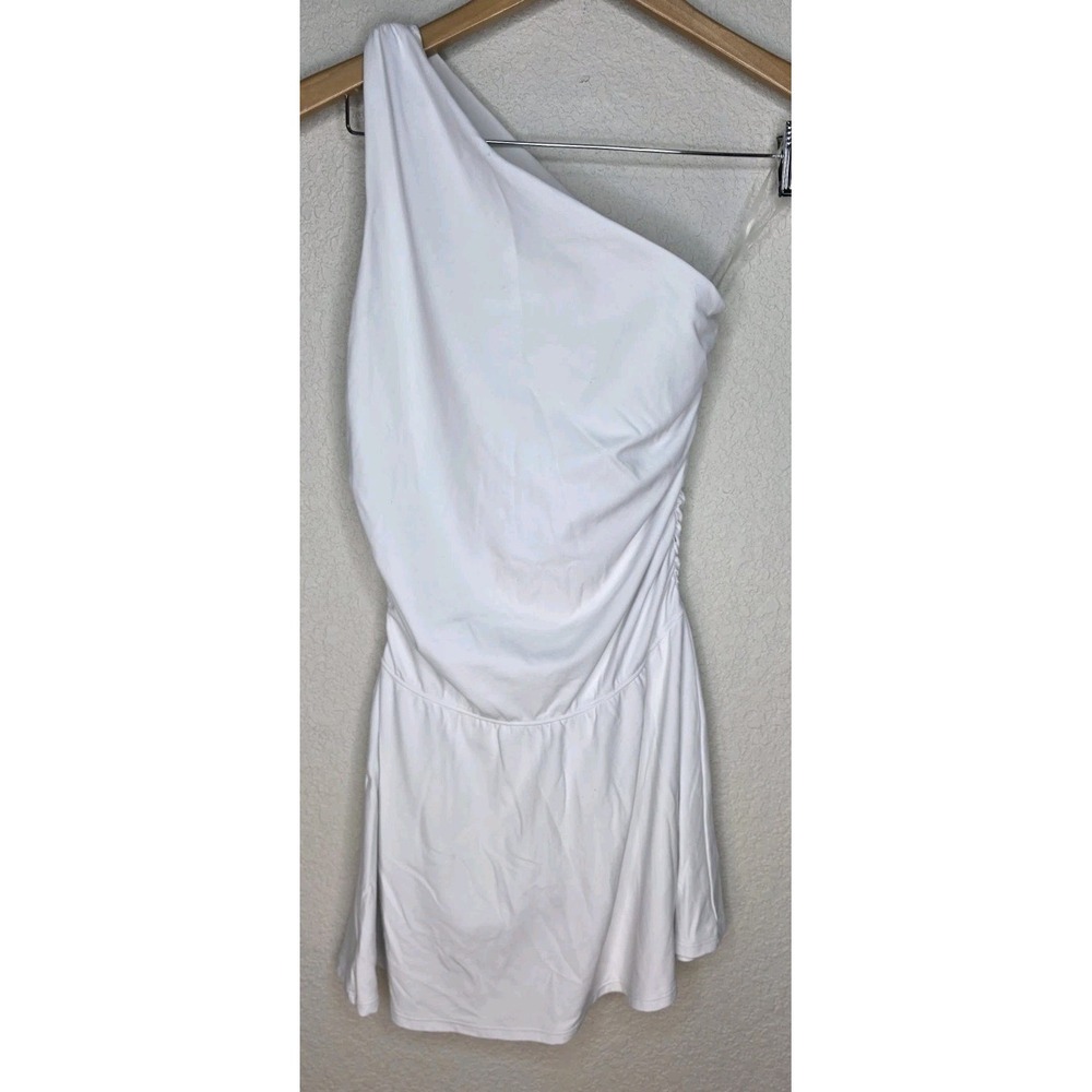 Abercrombie & Fitch YPB One Shoulder Active Dress Shorts XS Workout Mini Dress